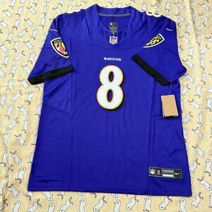 Nfl Purple Jersey #8 Jackson Ravens
